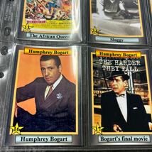 ハンフリーボガート”ボギー”トレーディングカード 18枚セット カサブランカ アフリカの女王 マルタの鷹 黄金他 Humphrey Bogart Card _画像9