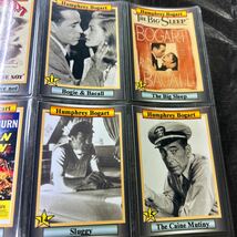 ハンフリーボガート”ボギー”トレーディングカード 18枚セット カサブランカ アフリカの女王 マルタの鷹 黄金他 Humphrey Bogart Card _画像8