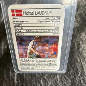 1988 Ace Fact Pack Sporting Greats Michael Laudrup デンマーク代表　ミカエルラウドルップ