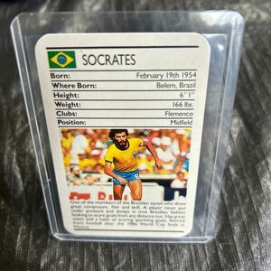 1988 Ace Fact Pack Sporting Greats Socrates ブラジル代表　ソクラテス
