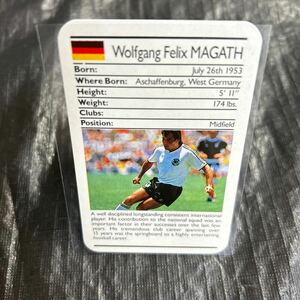 1988 Ace Fact Pack Sporting Greats Wolfgang Felix Magath 西ドイツ代表　マガト　