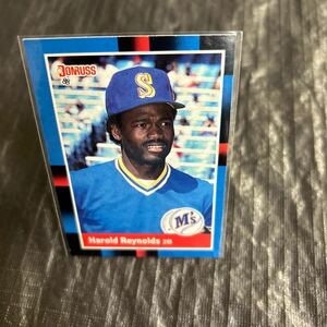 1988 Donruss ハロルド レイノルズ　シアトルマリナーズ　大洋ホエールズ　No.563