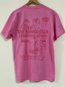 PEPERMINT TOKYO ペパーミント東京　原宿　半袖Tシャツ　ピンク　未使用　ロックンロール　50sロカビリー
