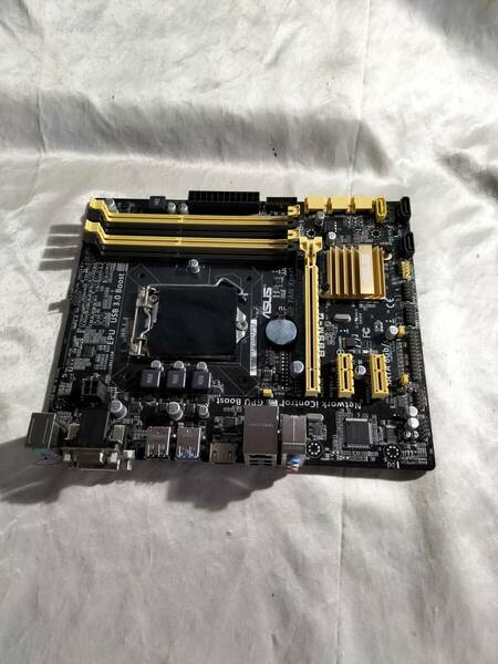 ★ASUS B85M-G LGA1150 B85 MATXマザ●ジャンク