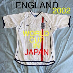 ENGLAND イングランド代表 2002 WORLD CUP IN JAPAN UMBRO アンブロ レプリカユニフォーム サッカー ワールドカップ