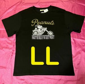 ヴィンテージ風 スヌーピー 半袖Tシャツ メンズ LL