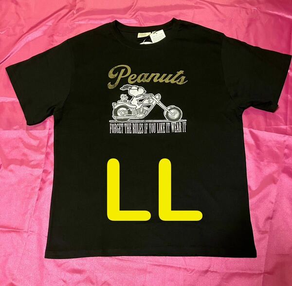 ヴィンテージ風 スヌーピー 半袖Tシャツ メンズ LL