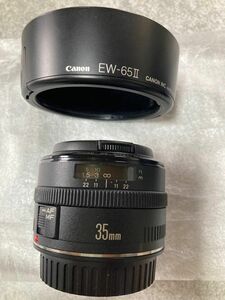 CANON 単焦点レンズ EF35mm F2 フルサイズ対応 キャノン カメラレンズ