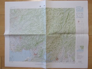 20万分の1地勢図 豊橋(長野/岐阜/静岡/愛知県) 昭和56年編集版