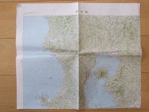 20万分の1地勢図 鹿児島(鹿児島県他) 平成元年要部修正版