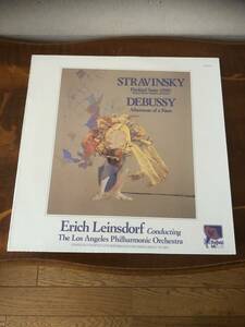 中古 LPレコード STRAVINSKY Firebird Suite DEBUSSY Afternoon of a Faum Erich Leinsdorf エーリック・ラインスドルフ 火の鳥 LAB 24