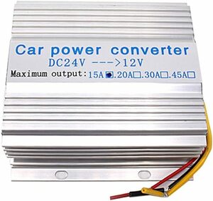 DC-DC コンバーター 15A トラック デコデコ 大型車 乗用車 電圧変換器 24V→12V