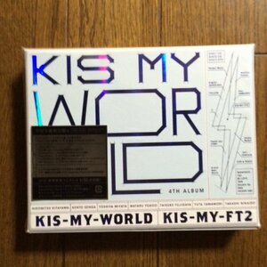 新品 未開封 KIS-MY-FT2 [ KIS-MY-WORLD ] 初回生産限定盤A 2CD+DVD