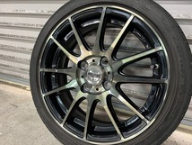 YOKOHAMAブランド GAB Version TR 軽量ホイール / タイヤセット 165/50R15 100 4H 5.5J +50 軽自動車用 155/65R13のインチアップに！_画像2