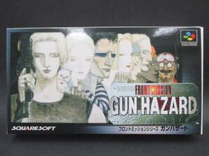 （未使用品）フロントミッションシリーズ ガンハザード (FRONT MISSION GUNHAZARD)【スクウェア】【スーパーファミコン】