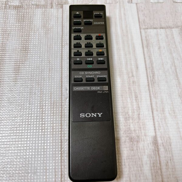 SONY カセットデッキ用リモコン RM-J701