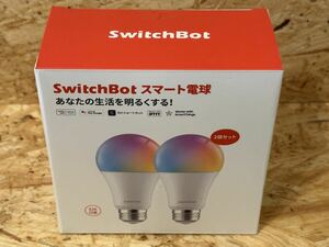 SwitchBot LED電球 スマートライト アレクサ スマートホーム - スマート電球 E26 スイッチボット 調光調色 広配光 800lm 60