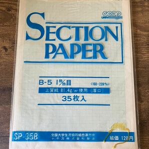 B5 1mm方眼用紙　方眼紙　81.4g/平米 （厚口）17枚