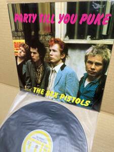 稀LP！セックス・ピストルズ Party Till You Puke With The Sex Pistols TNT Enterprises TTE 005 LP デモ DEMO NEVER MIND THE BOLLOCKS 