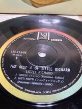 良7''！リトル・リチャード・ベスト・フォア Columbia LSS-419-VE THE BEST 4 OF LITTLE RICHARD LUCILLE ROCKABILLY ROCK&ROLL 1966 JAPAN_画像2