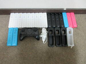 棚1・A663　Nintendo　 任天堂　Wii　RVL-036/RVL-003/RVL-004/RVL-022/WUP-005　24点セット