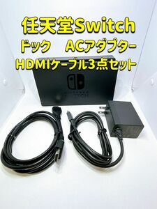 Nintendo Switch 充電器 ACアダプター　ドックセット
