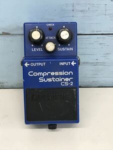 BOSS ボス Compression Sustainer CS-2 エフェクター 動作未確認　ジャンク 品(60s)