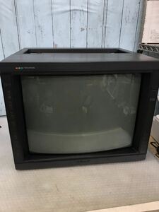 SONY KX-21HV1S, Brown tube tv electrification after liquid crystal reaction none body only, used present condition goods junk (180s)