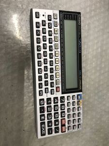Casio Casio VX-4, pocket computer electrification un- possible used present condition goods junk, letter pack post service plus 520 shipping 