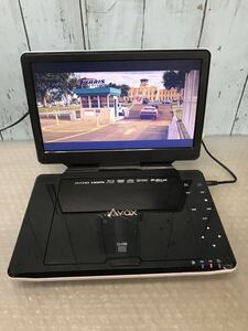 AVOX ポータブル ブルーレイプレーヤー 10インチ APBD-1030HW BD再生OK，その他動作未確認　ACアダプタ無し　本体のみ　中古現状品（80s）