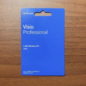 Microsoft Visio Professional 2019 2台PC用正規カード永続版　新品未開封 