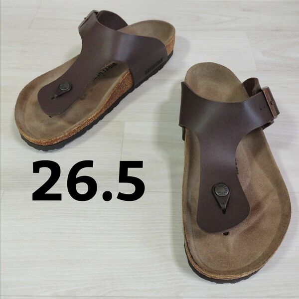 BIRKENSTOCK ビルケンシュトック ラムゼス バックル レザー サンダル 26.5