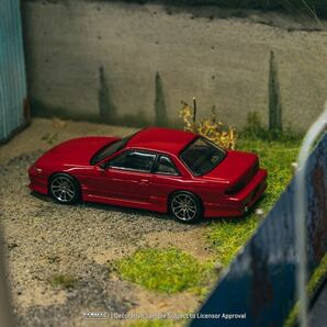 1/64 Tarmac Works ターマックワークス VERTEX Silvia S13 日産 シルビア 赤の画像4