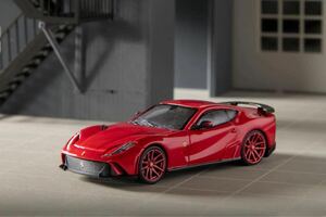 1/64 Stance Hunters Novitec 812 N-Largo ノビテック　赤　ボンネット開閉可能