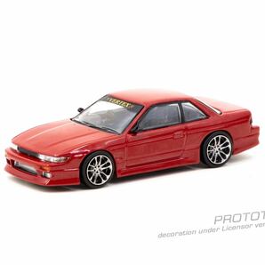 1/64 Tarmac Works ターマックワークス VERTEX Silvia S13 日産 シルビア 赤の画像1