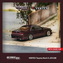 1/64 Tarmac Works ターマックワークス TOYOTA トヨタ VERTEX mark II JZX100 紫_画像2