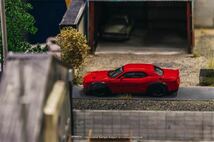  1/64 Tarmac Works ターマックワークス LB WORKS LBWK dodge challenger SRT ダッジ チャレンジャー 赤_画像4