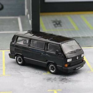 1/64 Master 1985 フォルクスワーゲン　vw T3 ローダウン　黒