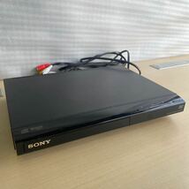  SONY ソニー CD/DVDプレーヤー DVP-SR20 2018年製 中古品_画像7