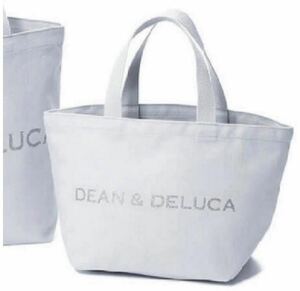 新品DEAN&DELUCA公式オンライン チャリティートートバッグスノーブルーS