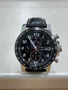 SEIKO セイコー 腕時計 ブライツ フェニックス 6S28-00B0 メンズ レザーベルト/クロノグラフ 黒 自動巻き