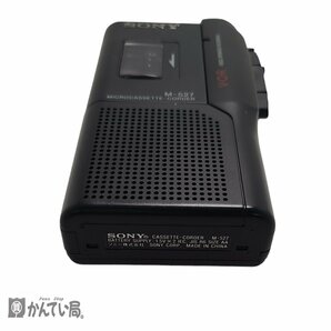 SONY ソニー M-527 マイクロカセットコーダー ブラック 黒 ※単三電池別途必要 本体のみ 電源ランプのみ確認済み 現状販売品の画像5