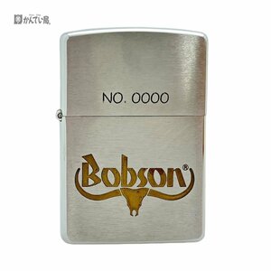 ZIPPO ジッポ オイルライター 1996年 着火未確認 Bobson ボブソン シルバー シンプル 喫煙具 喫煙グッズ