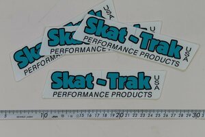 50%off！ SKAT-TRAK ステッカー 4cmX15cm 4枚セット Turquoise blue #SKT-S30-TB-4