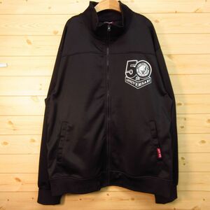 ◎美品！新日本プロレス NJPW 50th 高橋ヒロム◆トラックジャケット ジャージ 格闘技 グッズ ユニフォーム◆メンズ 黒 5Lサイズ◆A5005