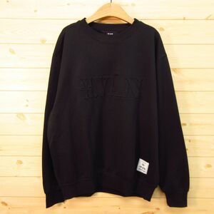 ◎美品！Mr.VAN ミスターヴァン◆スウェット トレーナー アイビー◆メンズ 黒 XL LLサイズ◆KA4636