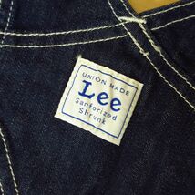 ◎美品！Lee リー LL115◆オーバーオール デニム スキニー ストレッチ つなぎ サロペット◆レディース 紺 Mサイズ◆P4228_画像8