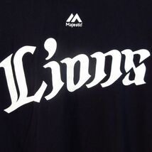 ◎埼玉西武ライオンズ Majestic製◆半袖 Tシャツ ユニフォーム グッズ 野球◆メンズ 濃紺 Lサイズ◆A5127_画像4