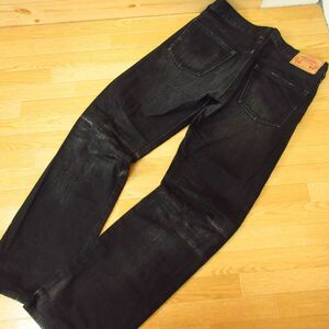 *TK tea ke- Takeo Kikuchi * strut black Denim pants jeans button fly Vintage processing * men's black 3 size *P5302