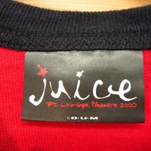 ◎使用少なめ！B'z LIVE-GYM Pleasure 2000 juice ビーズ◆ツアー Tシャツ 七分袖 稲葉浩志 松本孝弘 グッズ◆メンズ 赤x黒 M相当◆A5279_画像7